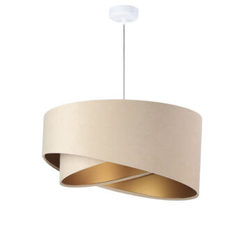 نجفة أمياس 4 لمبة بيج × ذهبي